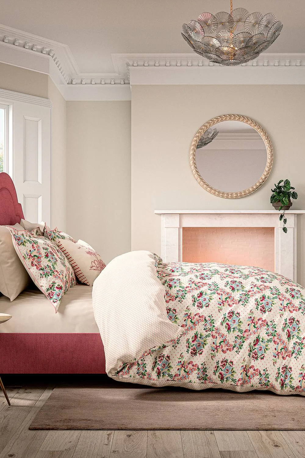 V&A 'French Garden' Cotton Duvet Cover Set