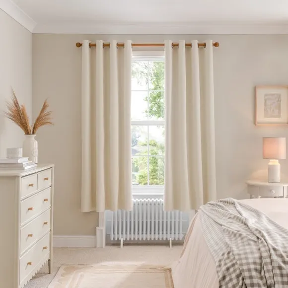 Luna Brushed Eyelet Curtains (Blackout Available) 4