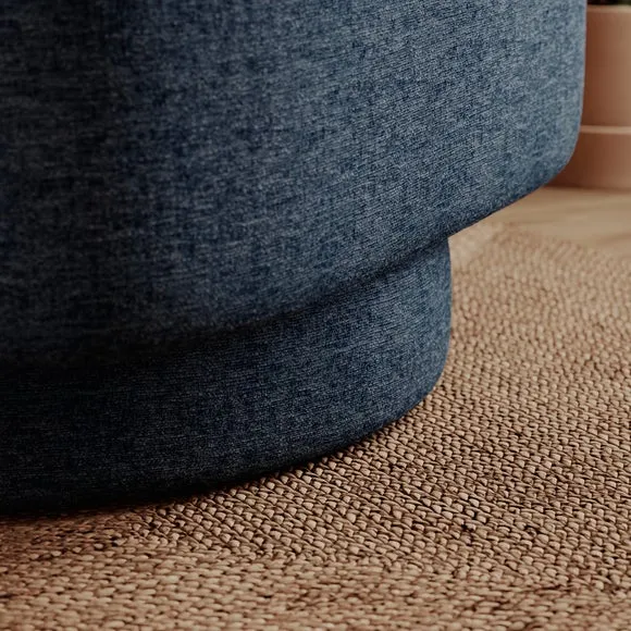Carmen Distressed Chenille Geometric Swivel Chair 4