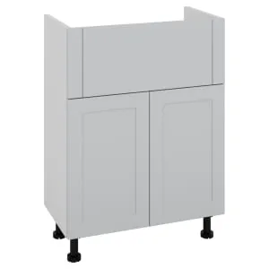 Wickes Winsford Dove Grey Slimline Depth Vanity Unit - 500mm