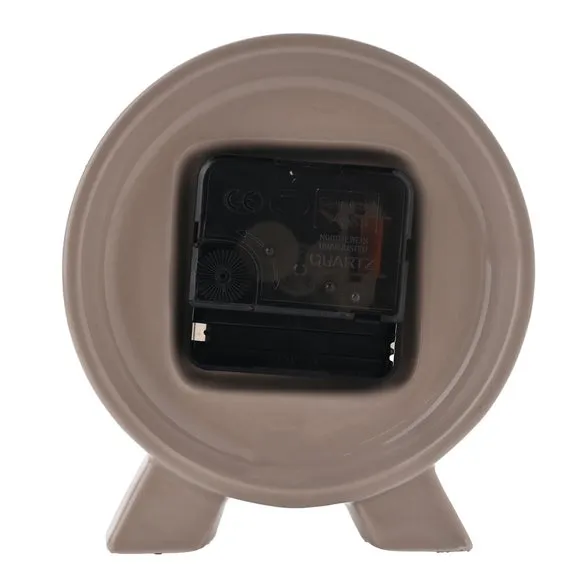 Interval Ceramic Round Mantel Clock 4