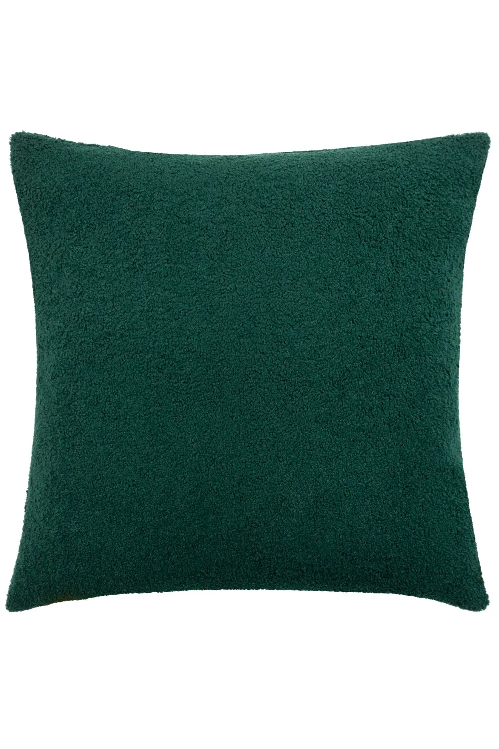 Furn Malham Shearling Fleece Cushion in Emerald