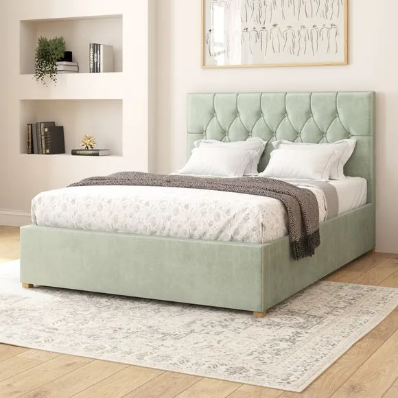 Olivier Plush Velvet Adjustable Bed 1
