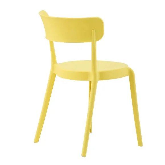 Fusion Living Plastic Bistro Dining Chair 5