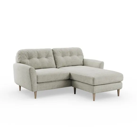 Sven Chunky Chenille Reversible Corner Chaise Sofa 6