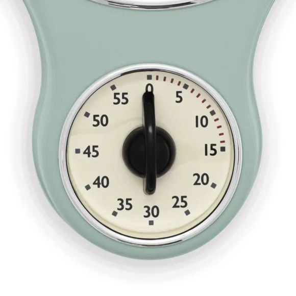 Acctim Kitchen Time Retro Quartz Timer Wall Clock 4