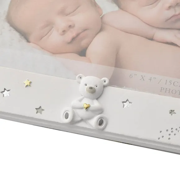Bambino Resin Twins Photo Frame 3