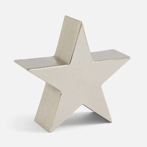 Silver Star Ornament 3