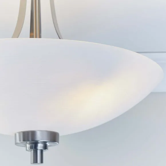 Return - Vogue Welles 3 Light Semi Flush Ceiling Light 3