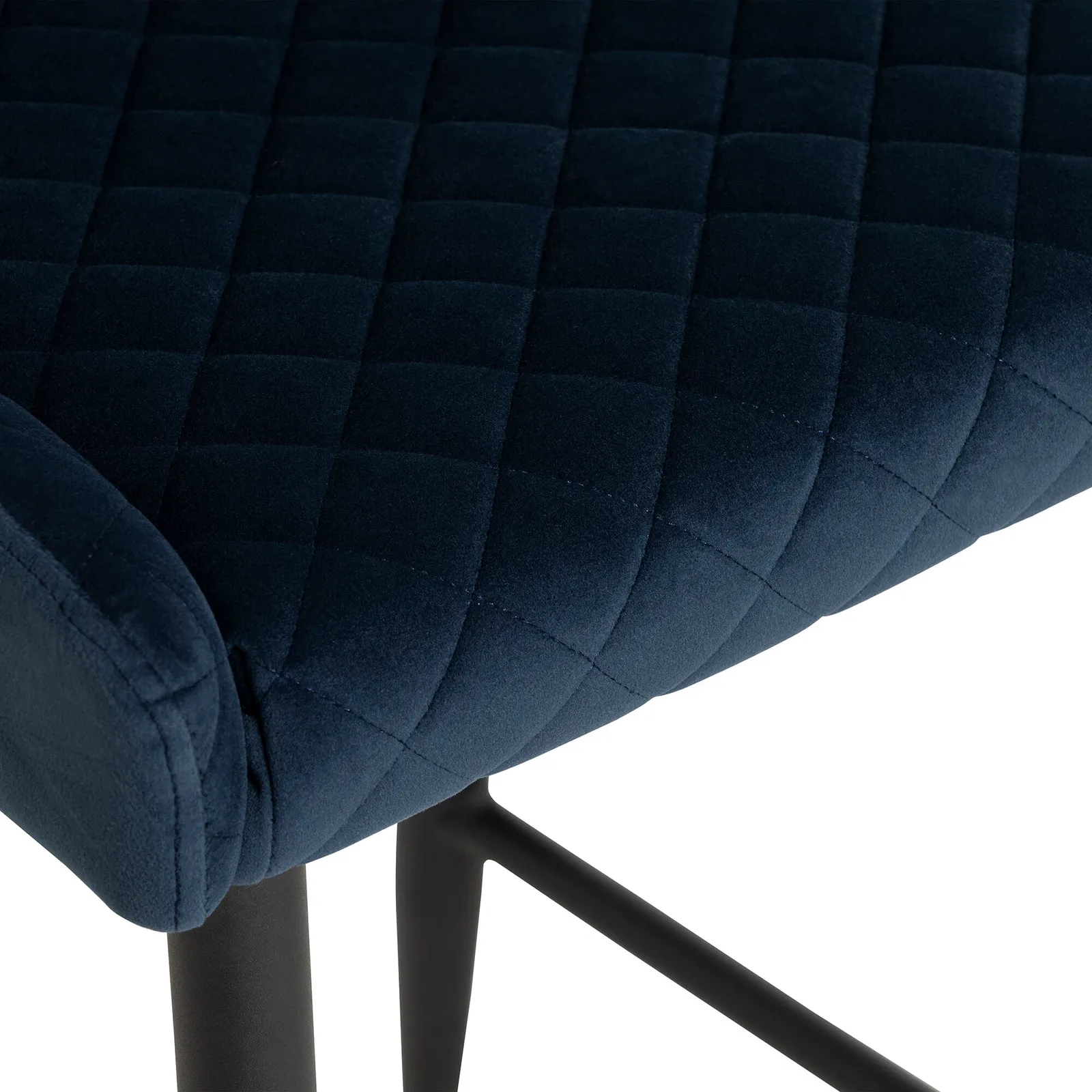 Rivington Counter Stool, Navy Velvet | Barker & Stonehouse 5
