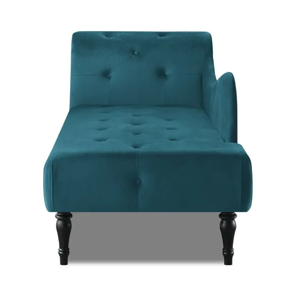 Wisteria Velvet Chaise Lounge 5