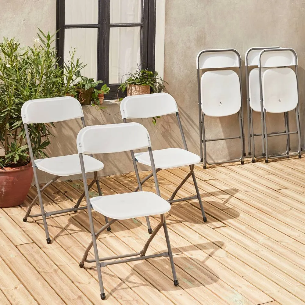 sweeek Set of 6 folding event chairs in White 6