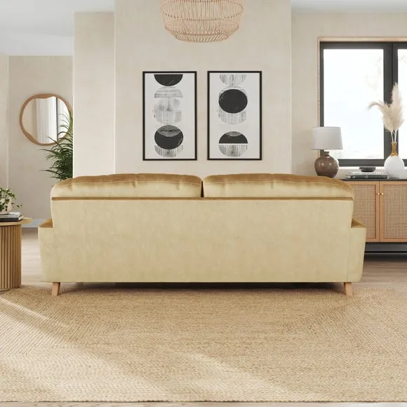 Martha Vintage Velvet 4 Seater Sofa 3