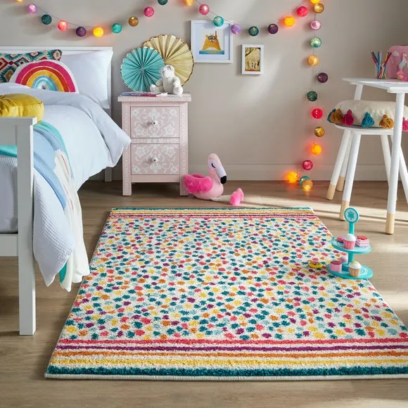 Rainbow Spot Berber Rug 1