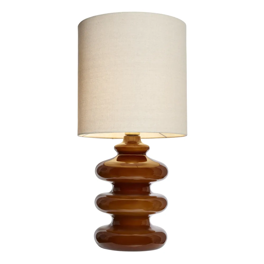 Annabelle Wobble Table Lamp, Cognac