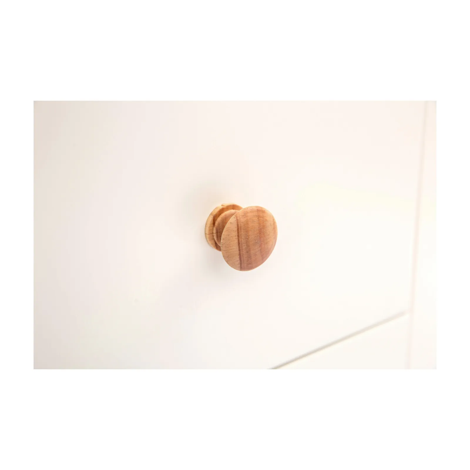 Cabinet Bits Trevi 3 Drawer Dressing Table Set Wood Knob in Off-White 5