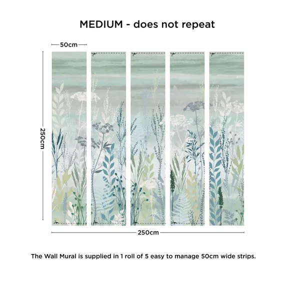Meadow Grasses Wall Mural 3