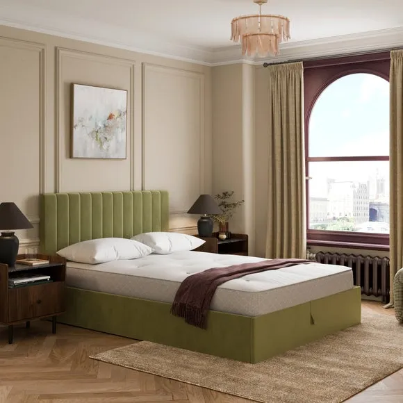 Brandon Velvet Ottoman Bed Frame