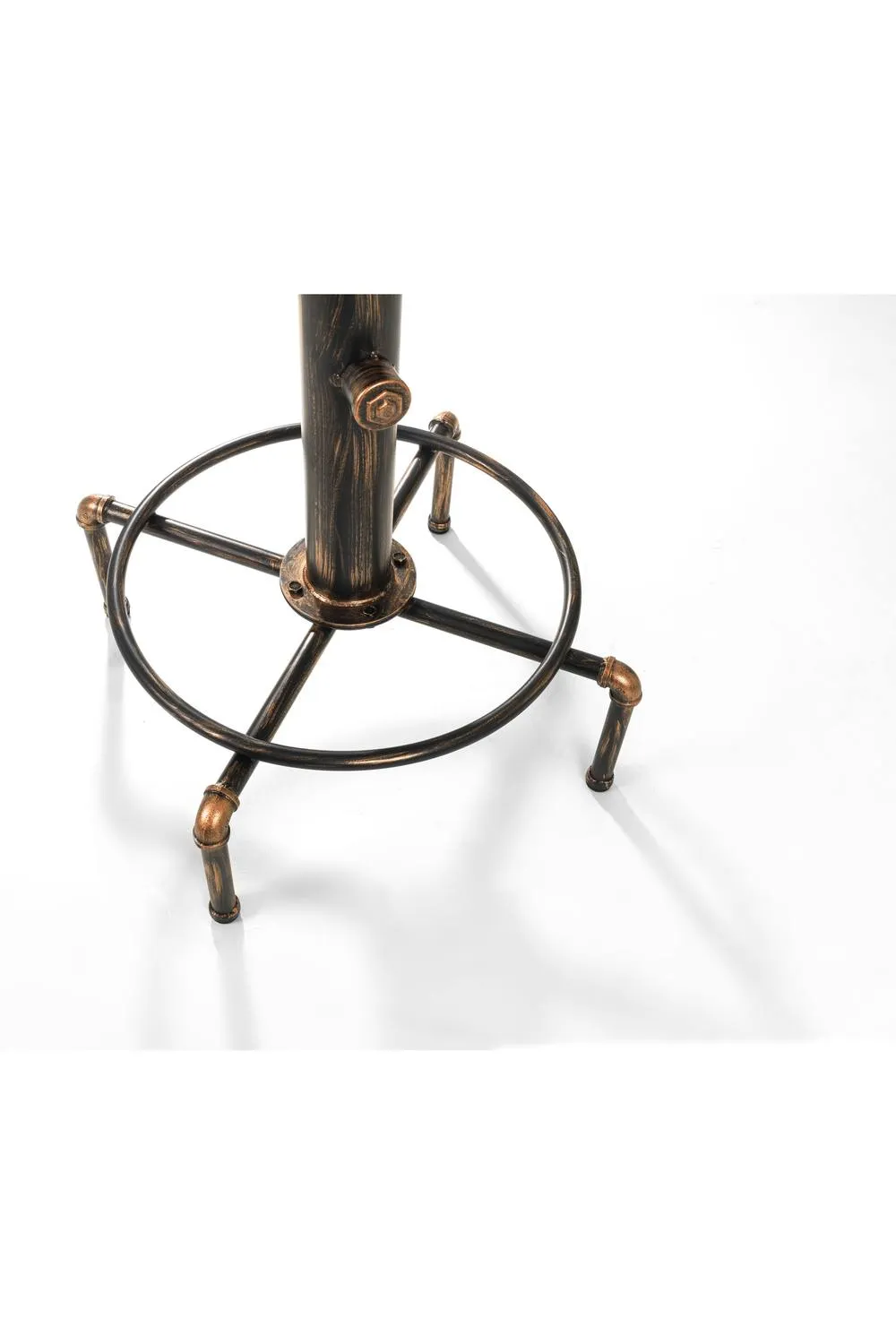 Julian Bowen Rockport Round 2-4 Seater Bar Table in Dark Brown 6