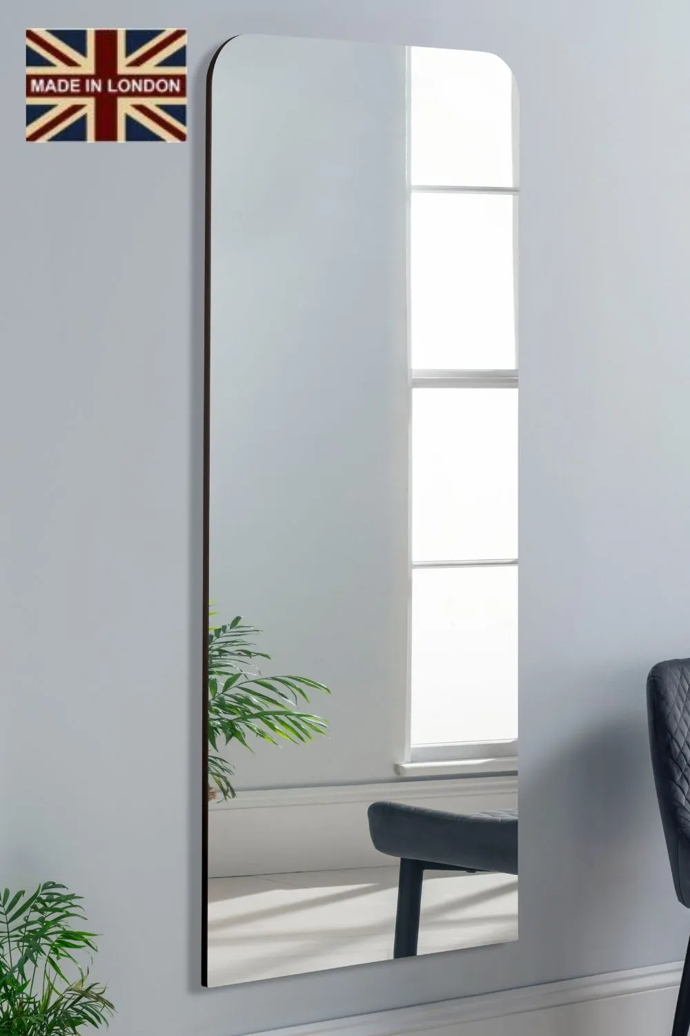 Yearn Mirrors Radius Large Mirror in Black 1