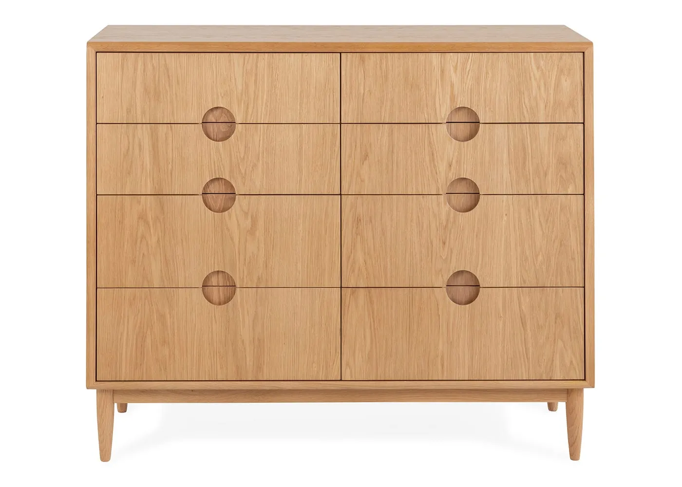 Heal's Amira 8 Drawer Chest Oak 2