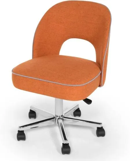 Lloyd Office Chair, Marigold Orange and Persian Grey