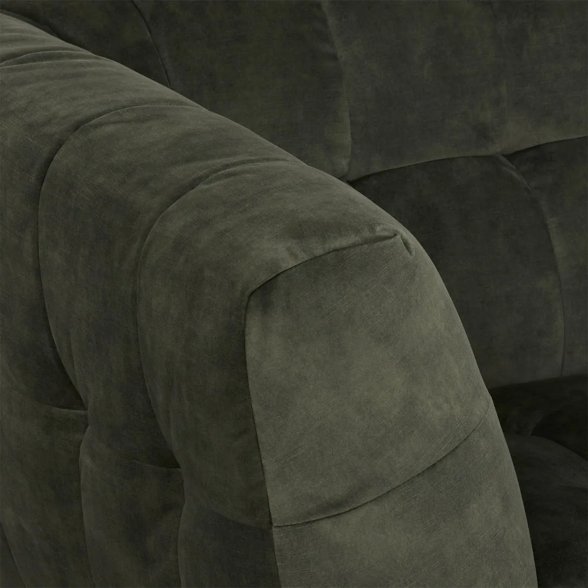 Azalea Corner Group Chaise Left Corner Sofa, Green Fabric | Barker & Stonehouse 5