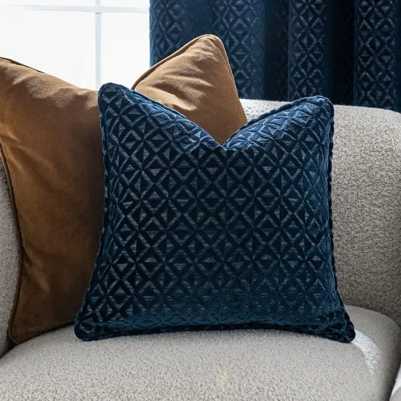 Diamond Geometric Velvet Cushion 3