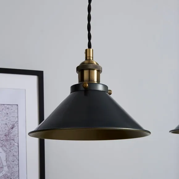 Logan 3 Light Industrial Diner Ceiling Light 3
