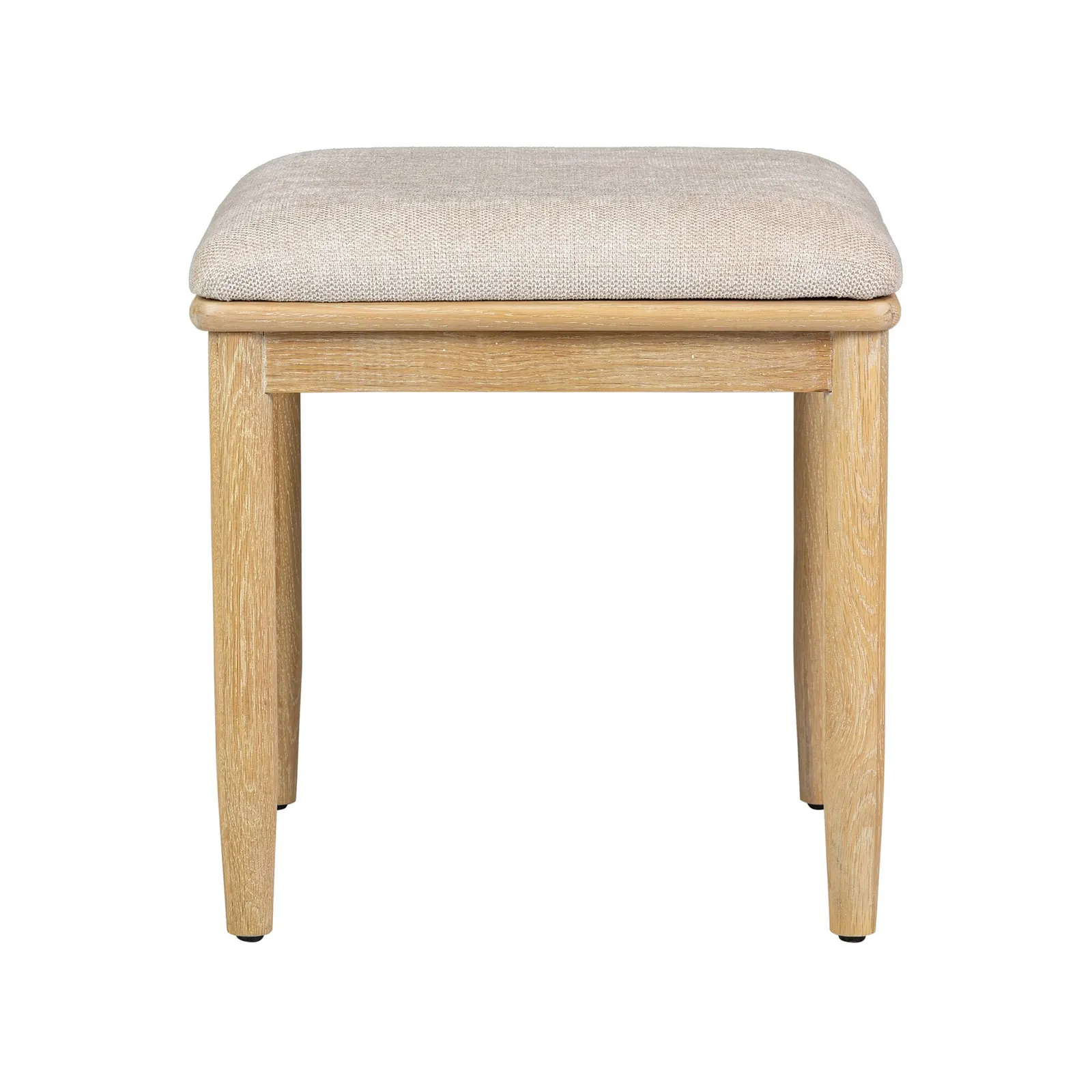 Valla Upholstered Stool Oak | Barker & Stonehouse 3