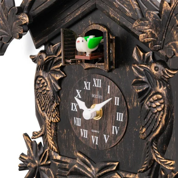 Acctim Lindau Antique Bronze Cuckoo Clock, Brown 5
