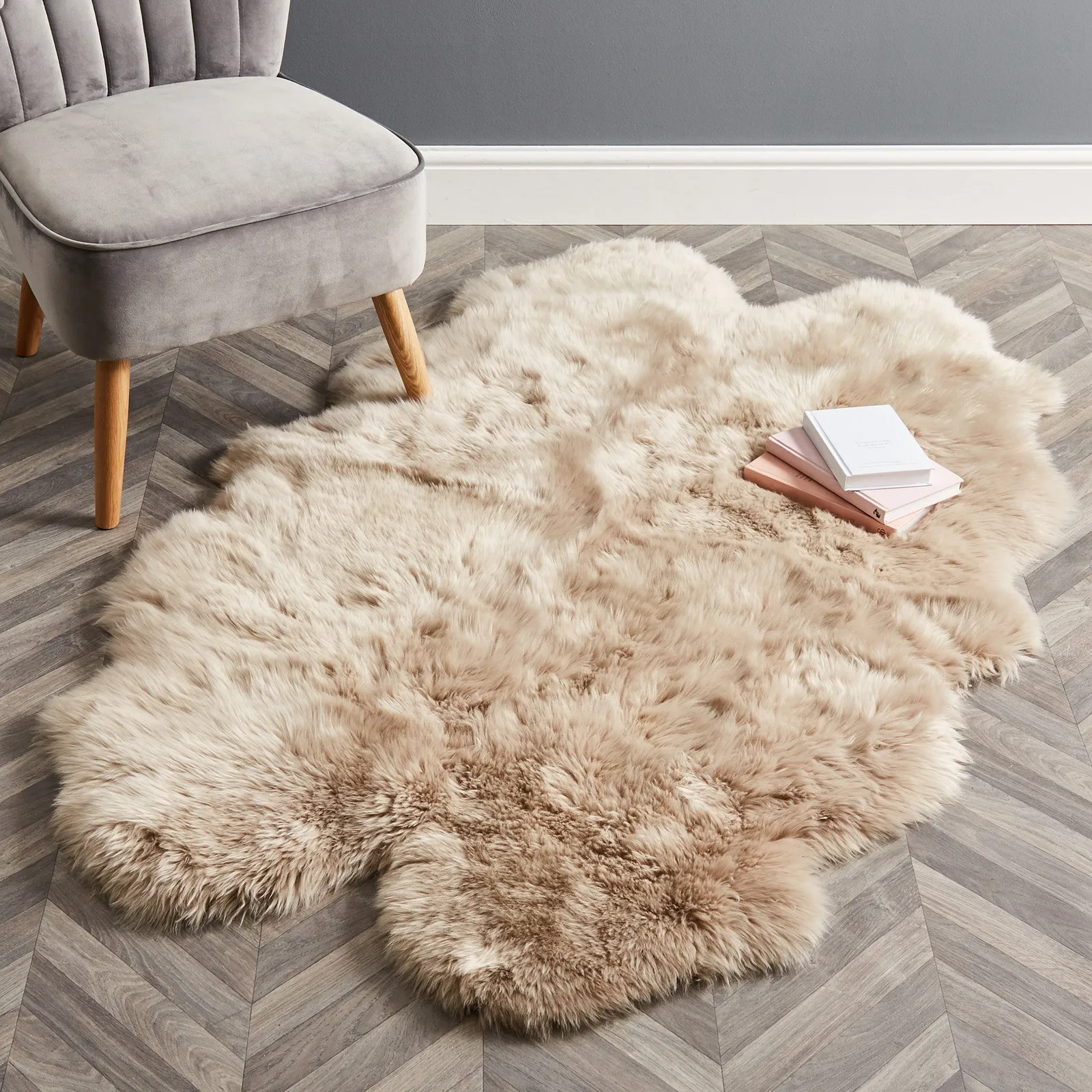 Quad Sheepskin Rug 1
