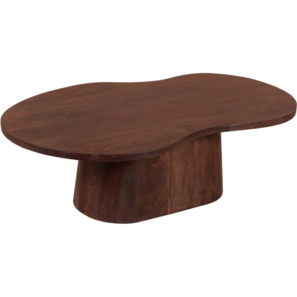IH Design Lorrell Solid Wood Coffee Table for Living Room in Brown 3