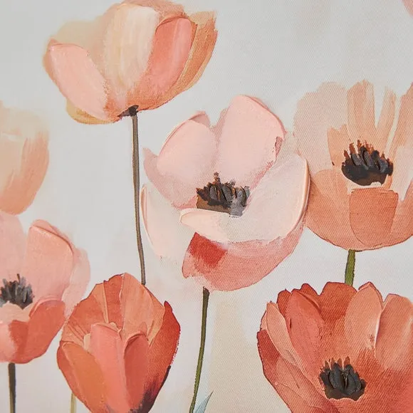Painterly Style Poppies Canvas 2