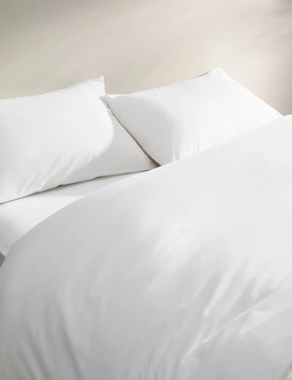 M&S Cotton Rich Bedding Set White