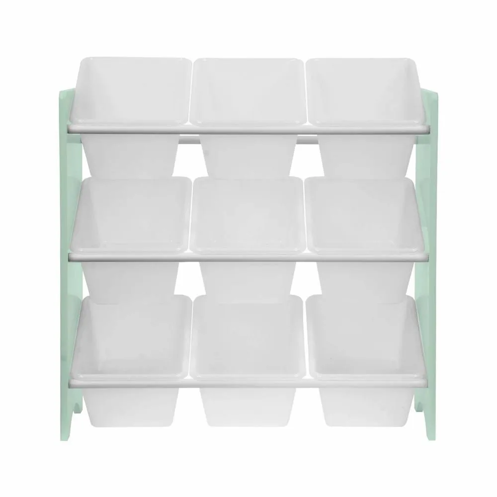 sweeek Children's toy storage unit with 9 baskets in Light Green 5