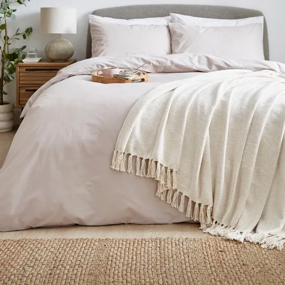 Aris Cotton Weave Throw Blanket 235cm x 235cm 3
