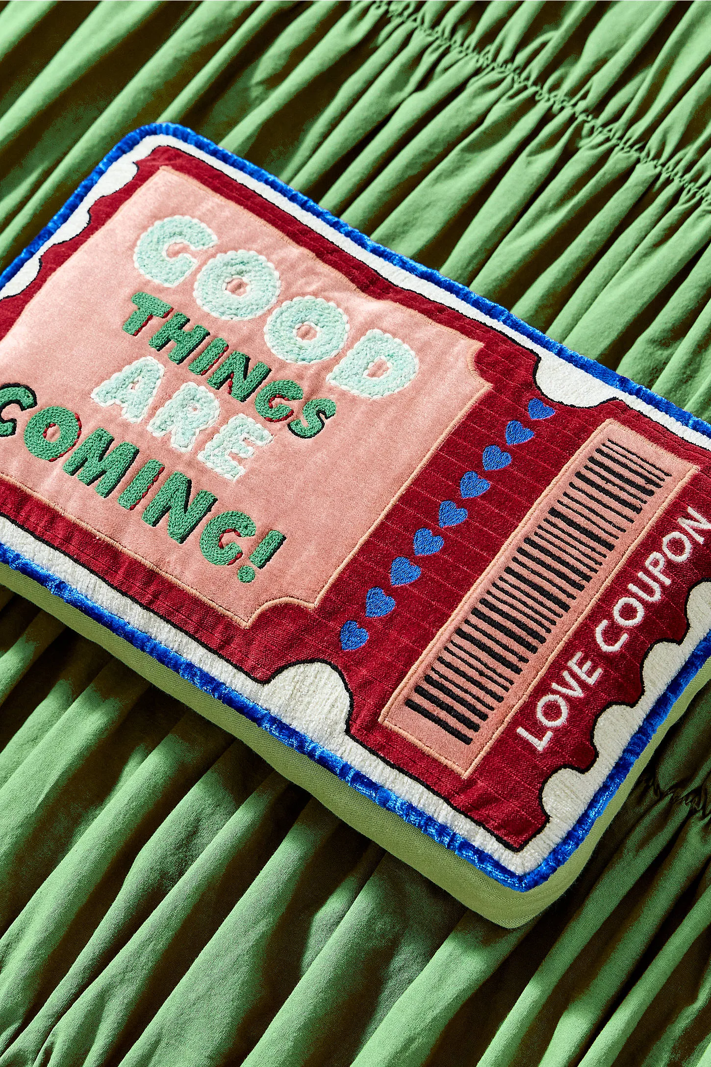 Good Things Ticket Cushion 3