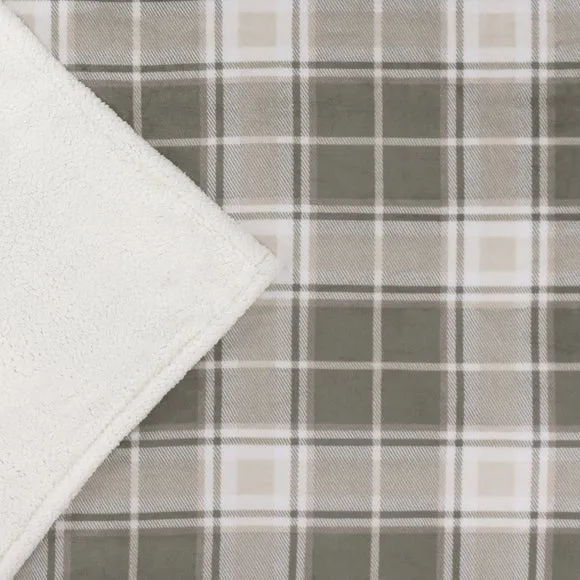Wylder Nature Braemar Sherpa Throw Blanket 140cm x 180cm 3