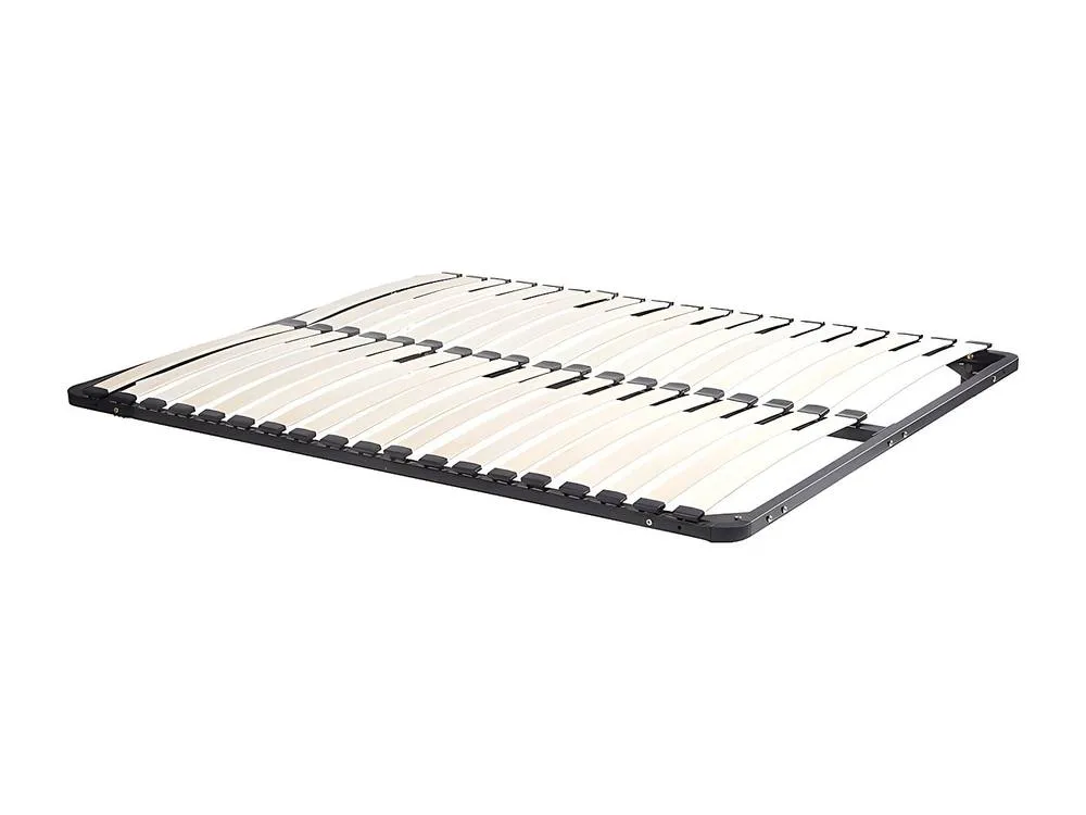 Vente-unique Slatted Frame Bed Base 180 X 200 Cm - 2X19 Slats - Without Legs in Black 2