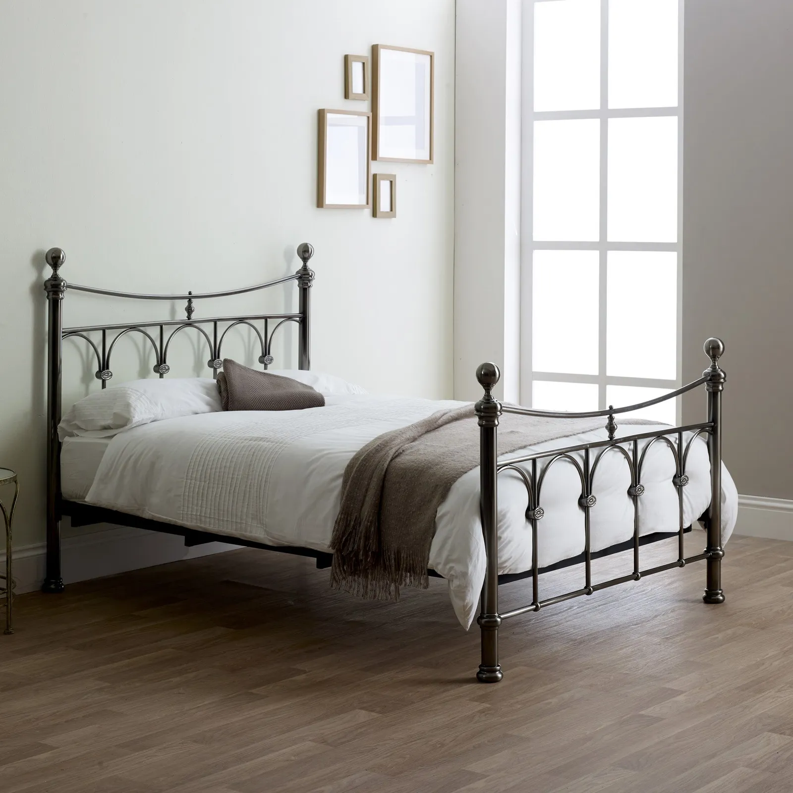 Gamma Nickel Bed Frame