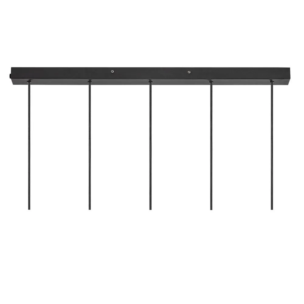Nordlux Tilo Pendant Light Black Metal Dining Room GU10 Mains 6cm 4