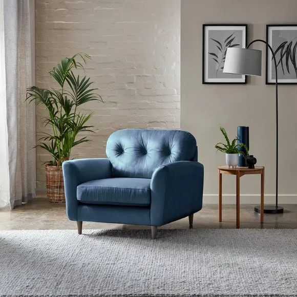 Sven Opulent Velvet Snuggle Chair 3