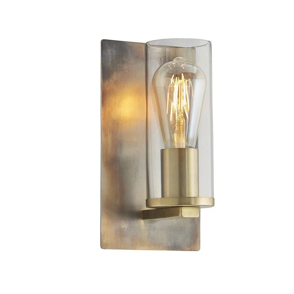 Netlighting 'PALERMO' Stylish Dimmable Indoor Modern Decorative Glass Wall Lamp in Silver