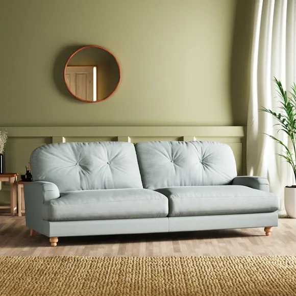 Martha Vintage Velvet 4 Seater Sofa 2