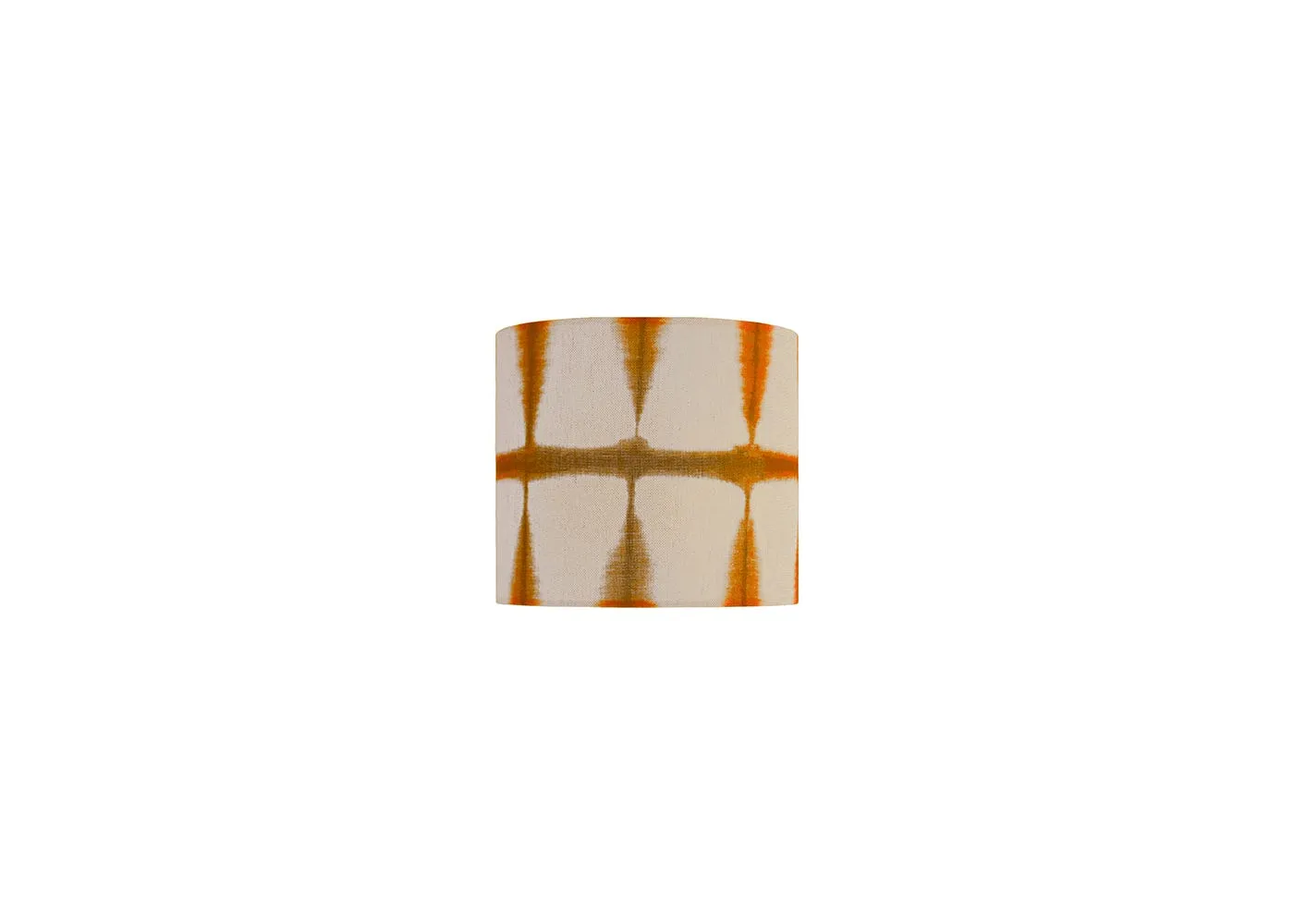 Shropshire Shades Shibori Lampshade Chilli Linen 20 x 18cm