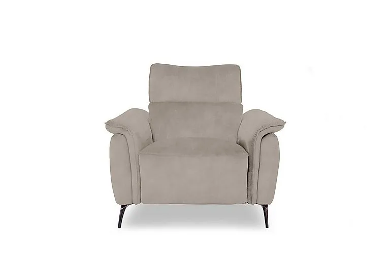 Jude Fabric Power Recliner Chair with Power Headrest, Power Lumbar and Heated Seat - Dexter Ivory