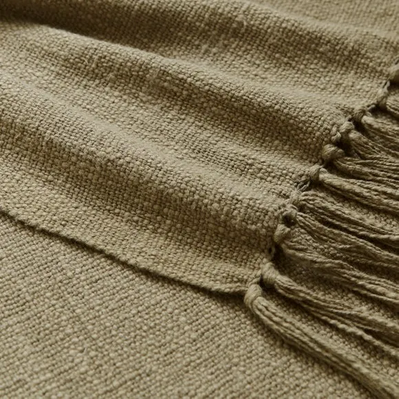 Westcott Slub Cotton Throw Blanket 2
