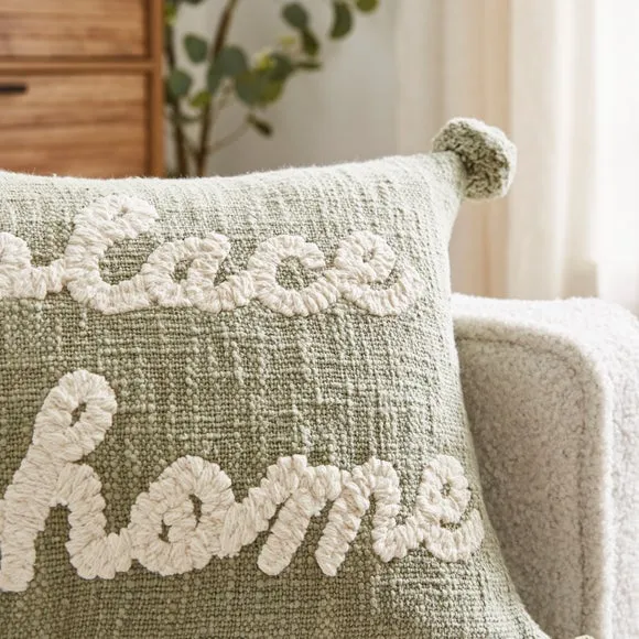 No Place Like Home Cotton Rectangle Cushion 2