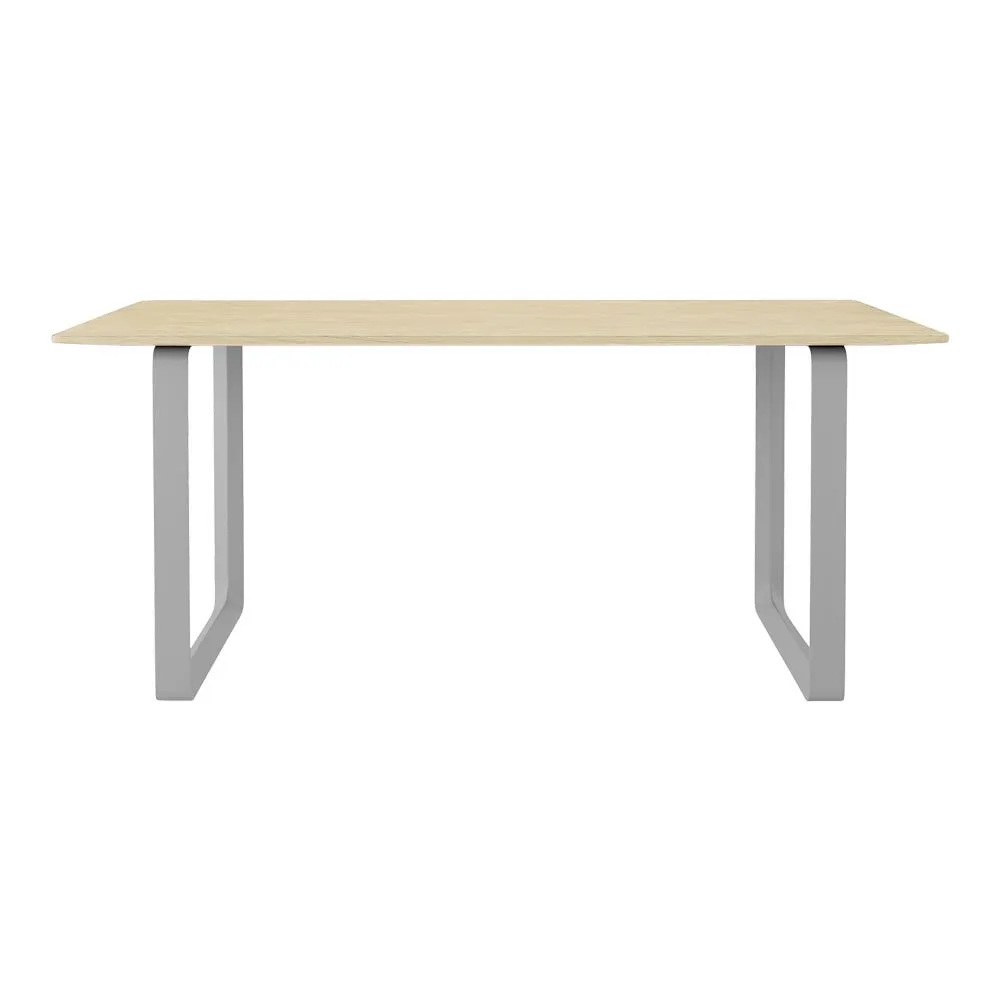 Muuto 70/70 Table 170 x 85cm in Oak with Grey Legs 2